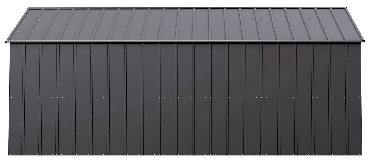 Classic 12x17-ft Charcoal Corrosion-Resistant Metal Shed