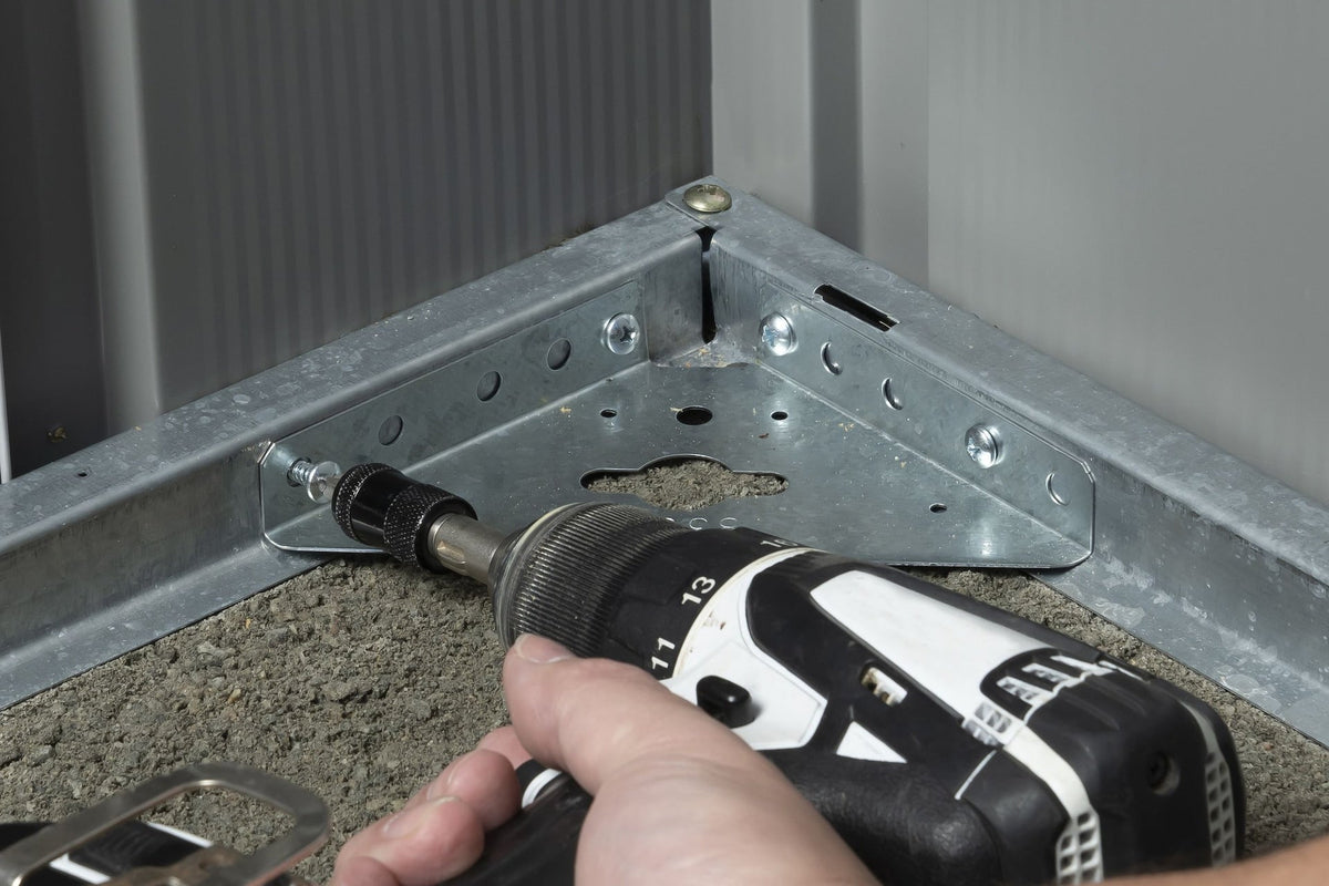 Steel Earth Anchor Kit with 15-in Corkscrews