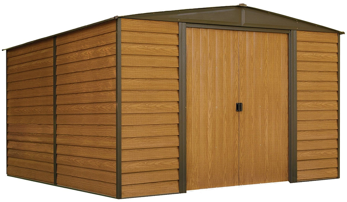 Woodridge Electro Galvanized Steel Storage Shed, 10-ft x 12-ft