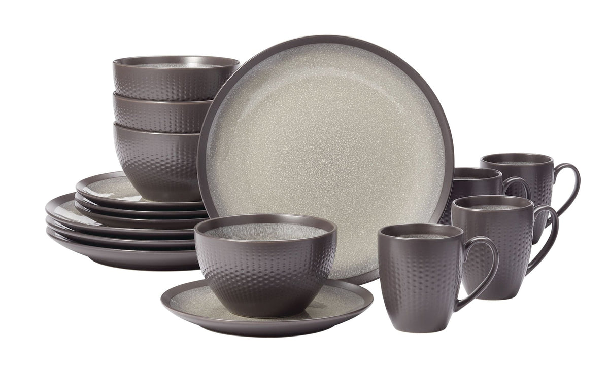 Colborne Reactive Glaze Dinnerware Set, 16-pc