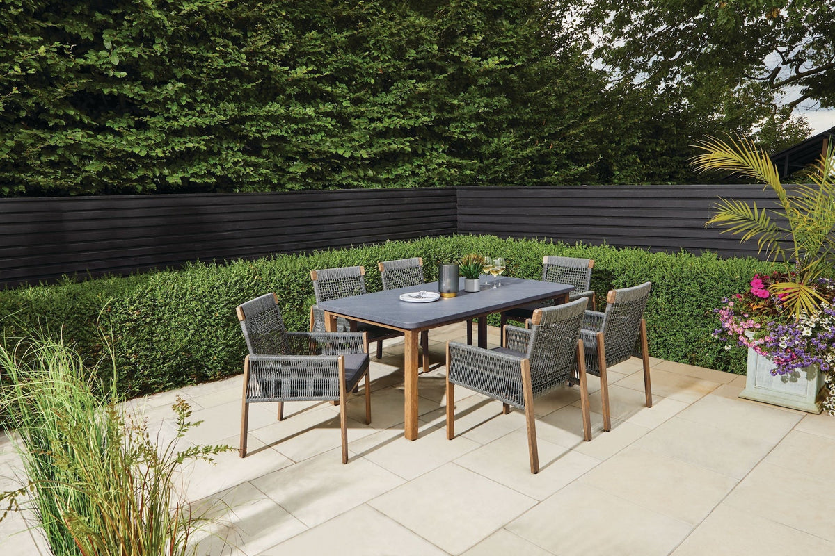 Vernon All-Weather Wicker Casual Outdoor/Patio Dining Set, 7-pc