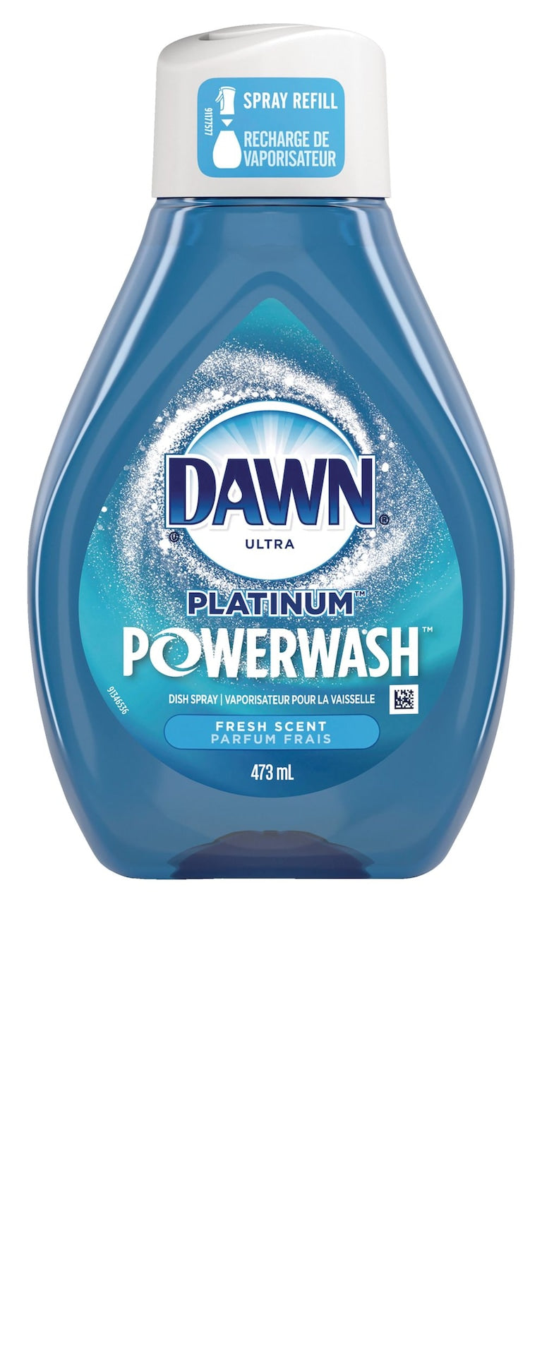 Ultra Platinum Powerwash Dish Spray Refill, 473-mL