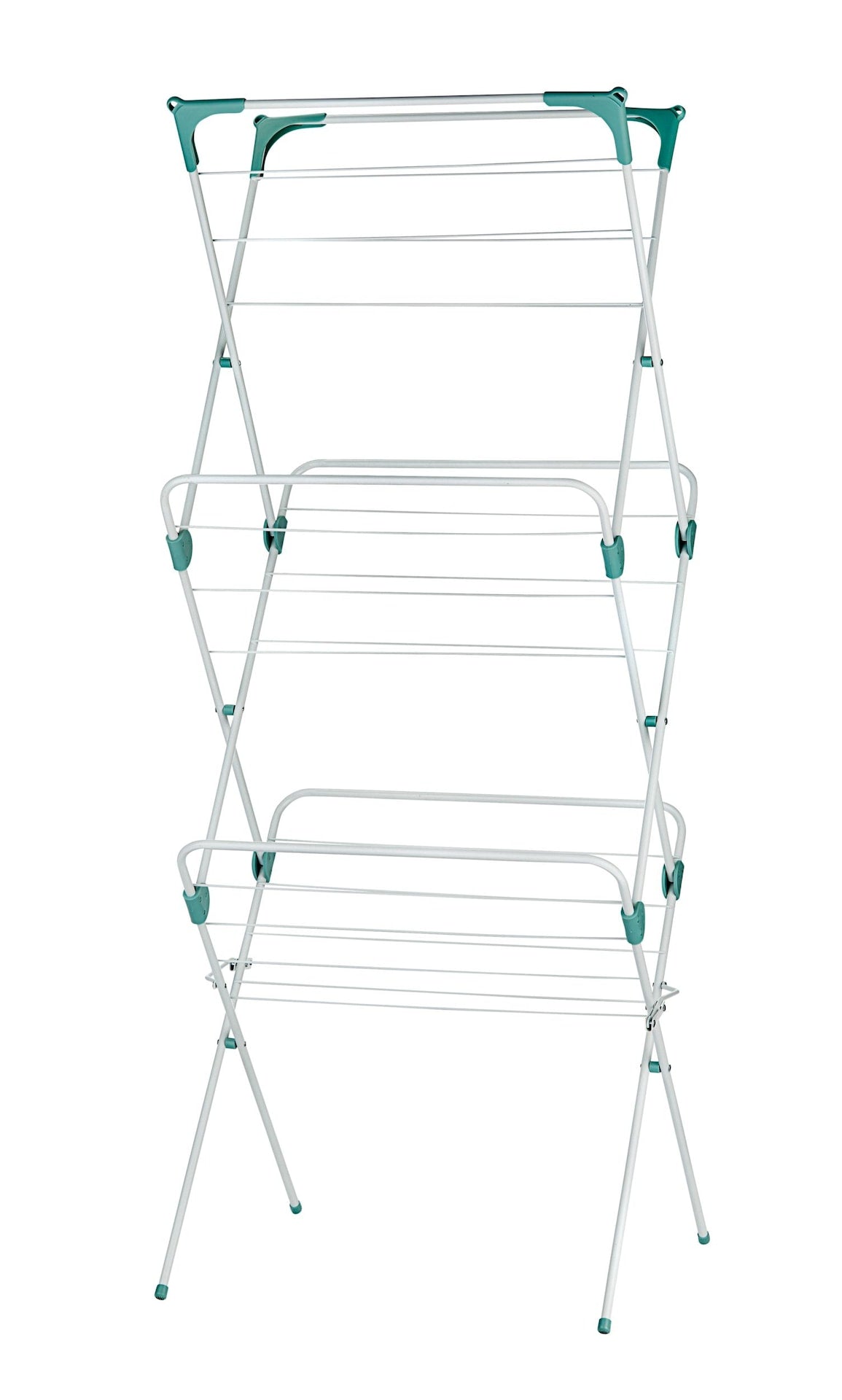 3-Tier Vertical Collapsible Drying Rack, 23.5 x 20.5 x 58-in