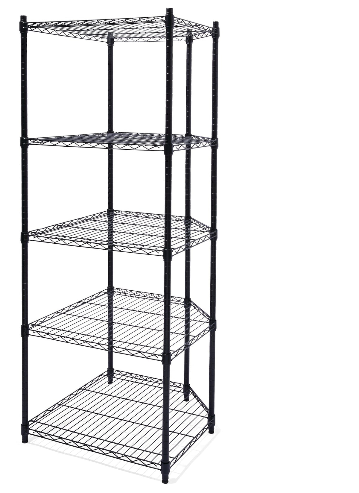 5-Tier Corner Storage Rack, No Tool Assembly