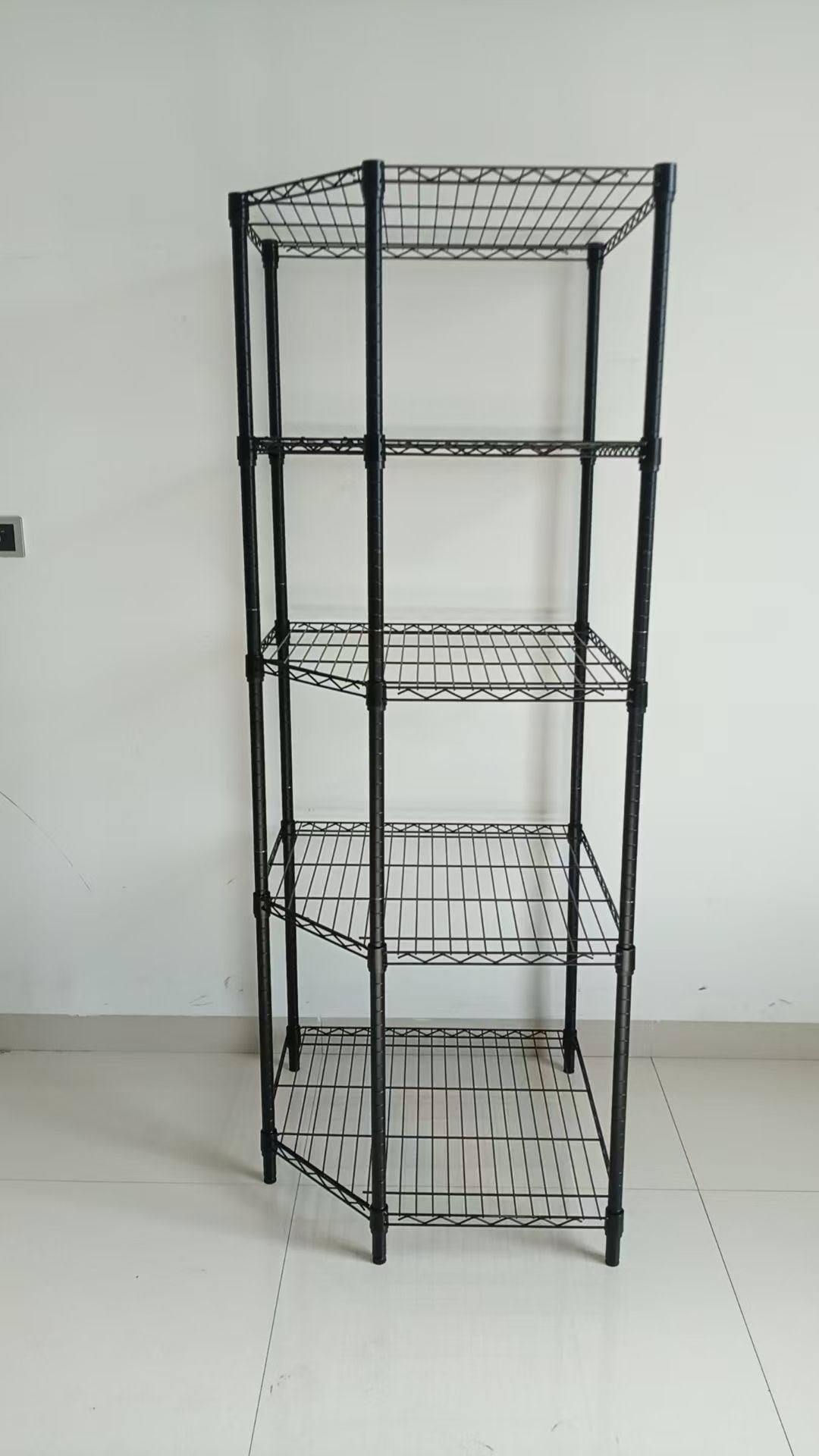 5-Tier Corner Storage Rack, No Tool Assembly