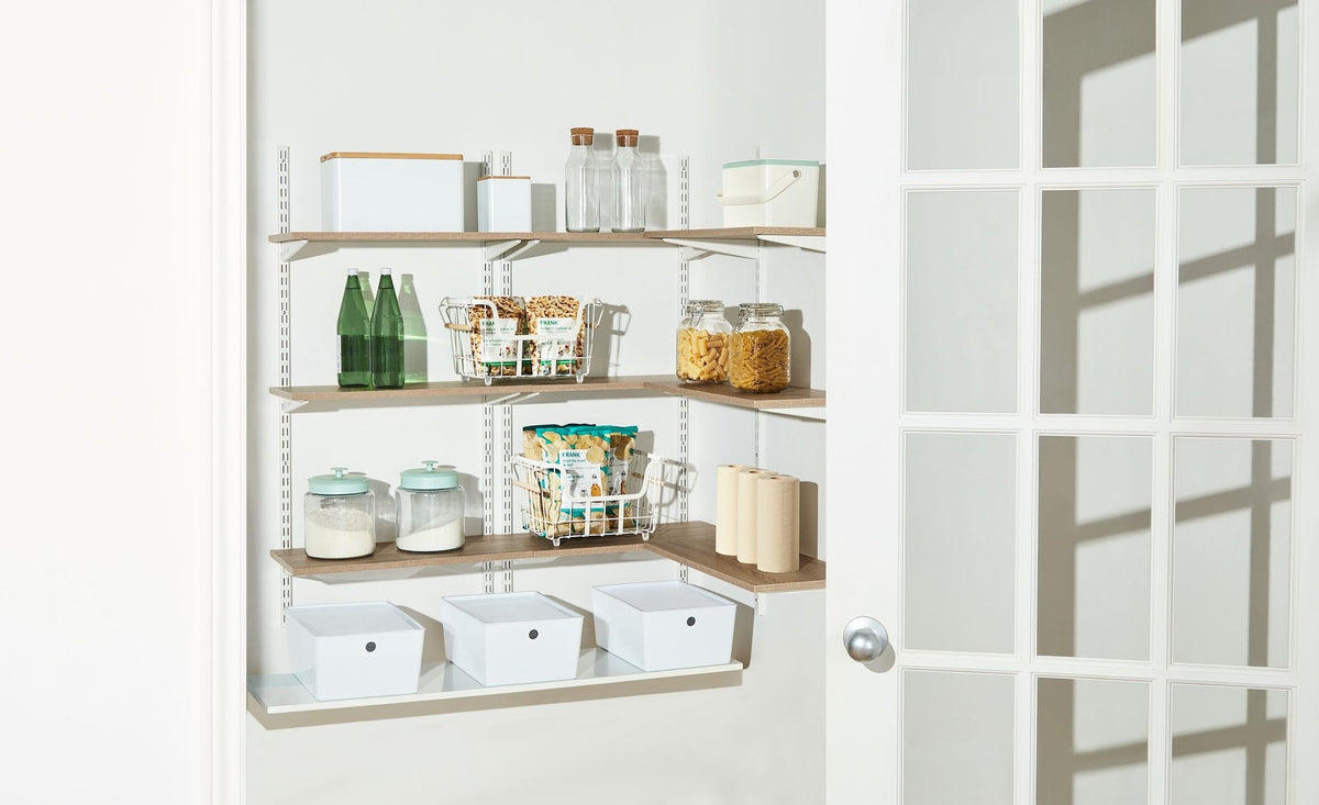 Floating Wall Shelf Board, Oak Sonoma Finish, 12 x 24-in