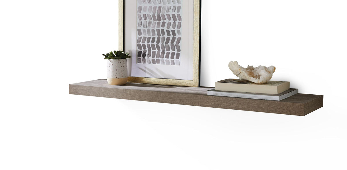 Natural Floating Shelf, 36-in