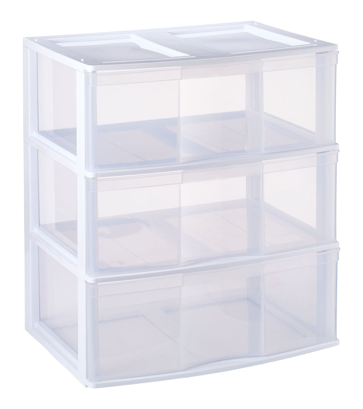Wide 3-Drawer Tower