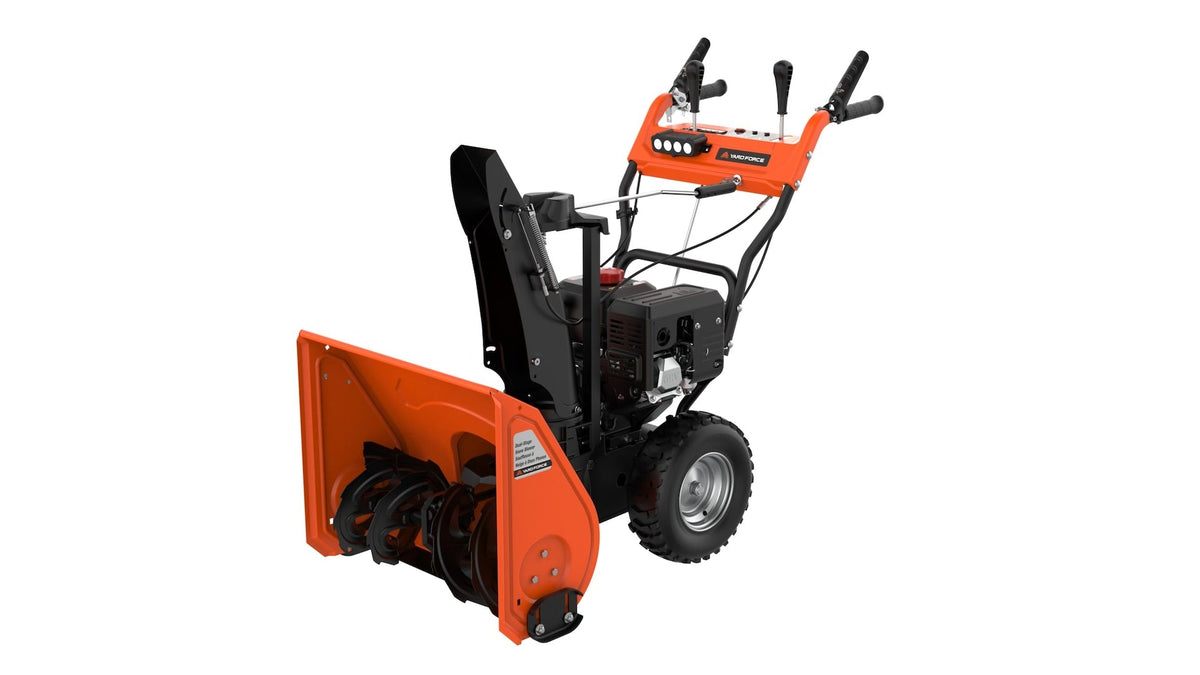 24-in 212cc 2-Stage Snowblower with Steel Chute