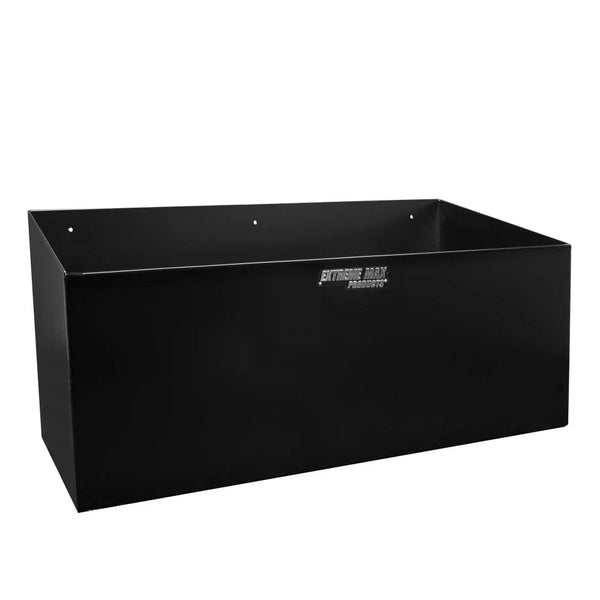 Extreme Max Dual Fuel Jug Holder -- Aluminum Design for Two 5 Gallon Jugs, Black Storage Organizer for Trailers & Garages B9163