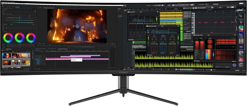 INNOCN 49" Curved Gaming Monitor, 144Hz, HDR400, USB-C, 49C1G P4148