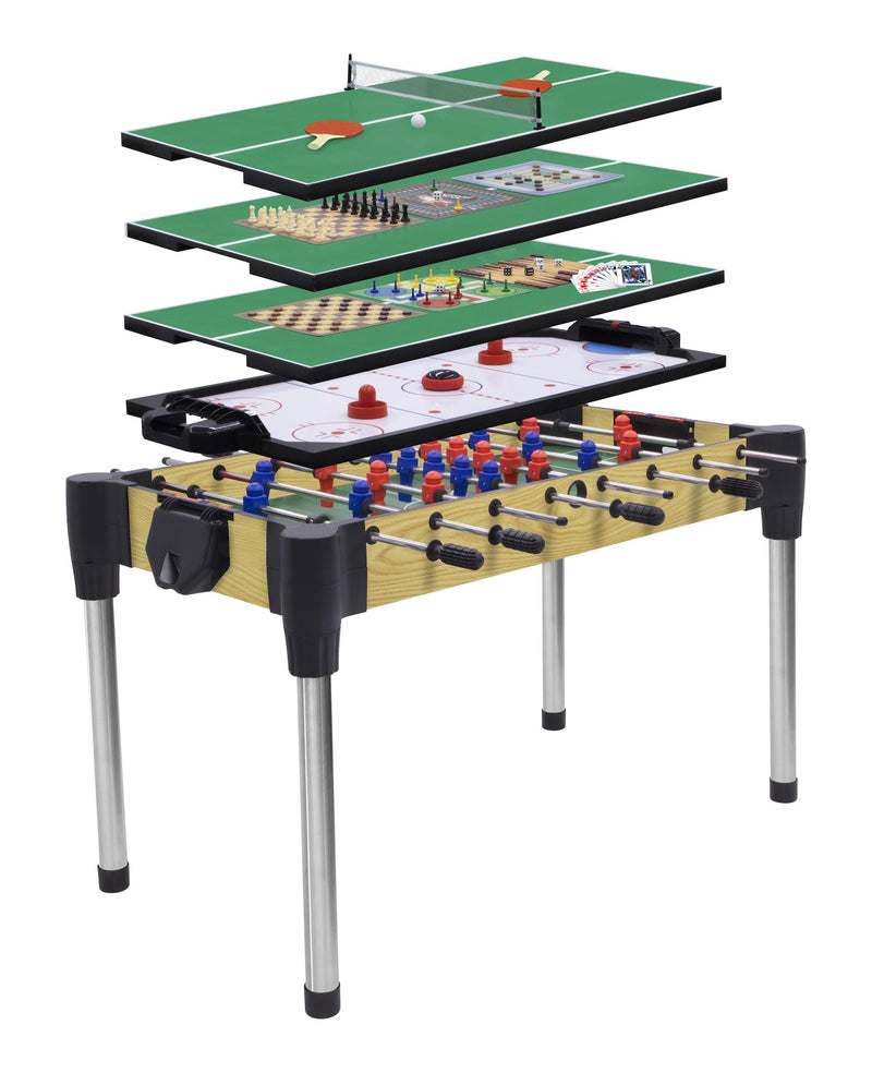10-in-1 Space-Saving Battery-Powered Games Set/Table, 48-in X9521