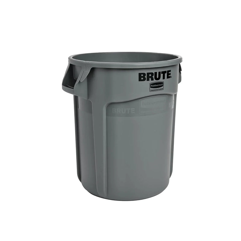Heavy-duty round trash can / dumpster, 20-gallon capacity, white, suitable for outdoor garbage containers in places such as garden workers / construction workers / restaurants / backyards / offices / storage areas, 6 pieces per set. R5274