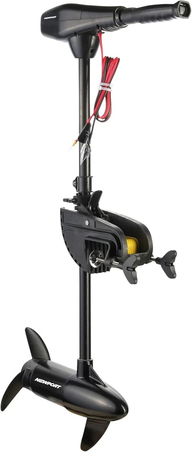Push-type seawater rear-mounted installed electric trolling motor for fishing, equipped with LED battery indicator light G9015