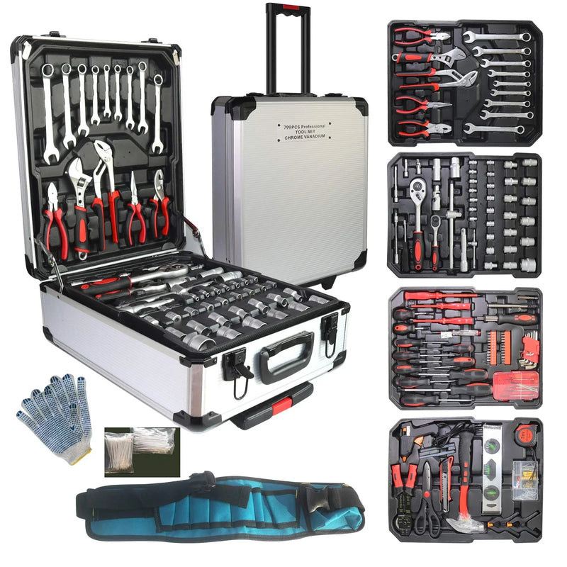799pcs Aluminum Trolley Household Fathers P5023