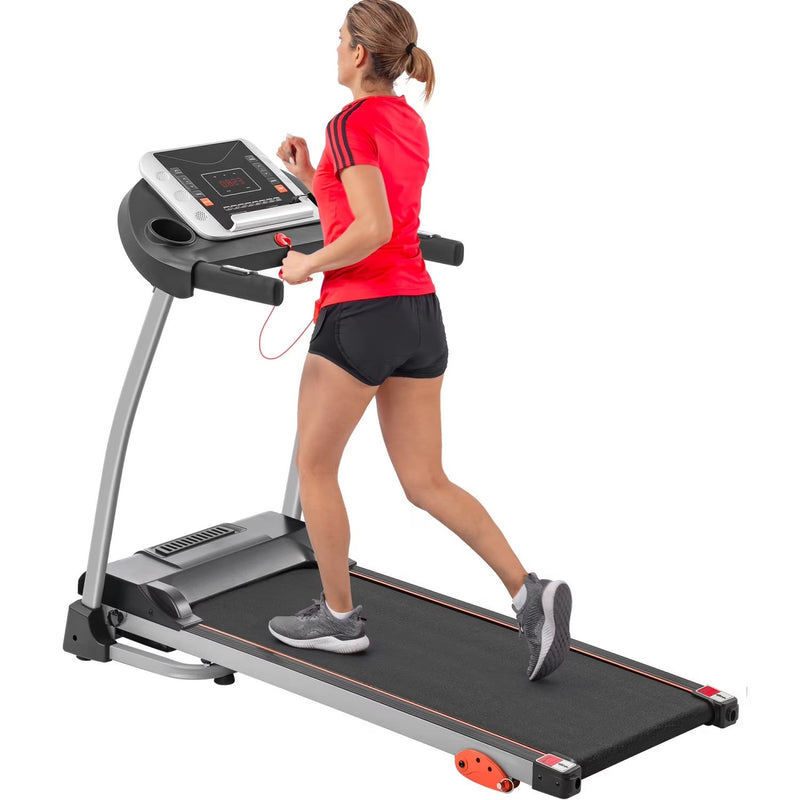Ambifirner Easy Folding Treadmill with Adjustable Incline, Wide Running Deck, Foldable Design, Digital Monitor Mini Treadmill for Home Office U1556