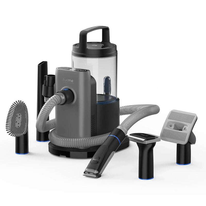 Professional Plus Pet Grooming Vacuum Kit, 5 Pet Grooming Tools, 2L Canister, Works for All Dogs, Cats, and Pet Fur F8356