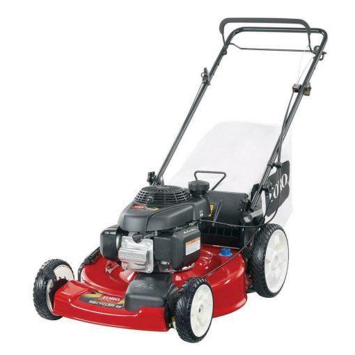 Self-propelled gas mower, 22-inch 170cc OHV engine high-wheel RWD 3-in-1 with height adjustment, oil included D5846