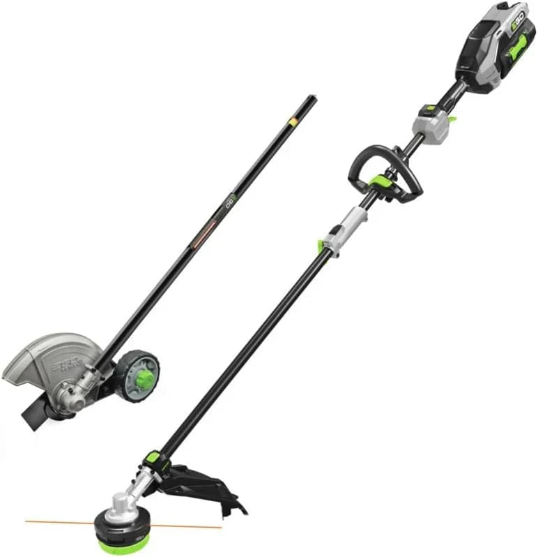 Multi-Head Combo Kit 16-Inch 56-Volt Carbon Fiber String Trimmer with POWERLOAD & 8-Inch Carbon Fiber Edger Attachment & 56-Volt Power Head, 4.0Ah Battery and 320W Charger Included N9726