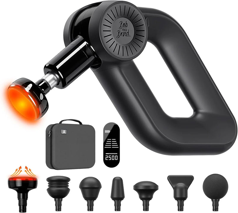 Professional massage gun - deep tissue impact massage, 16mm amplitude, suitable for professional muscle massager for athletes, can relieve pain, quiet electric back massager, as a gift for him T1416