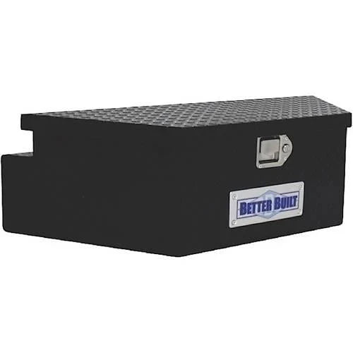 BETTER BUILT 66212321 UTILITY TRAILER TONGUE TOOL BOX, BLACK, WIDE, V SHAPED 39INX16.5INX12IN G1226