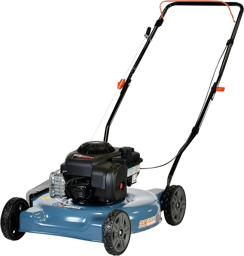 Gas Lawn Mower, 20-Inch, 125 cc 4-Cycle Engine, Push Lawnmower Q3982