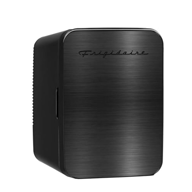10L 15-Can Mini Personal Fridge – Black Stainless X6564