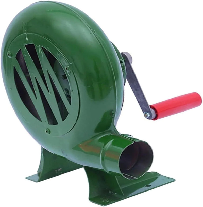 Blower Popcorn Fan, Manual BBQ Forge Air Blower with Hand Crank for Camping Picnic Outdoor - 80W-350W(150W) T0367