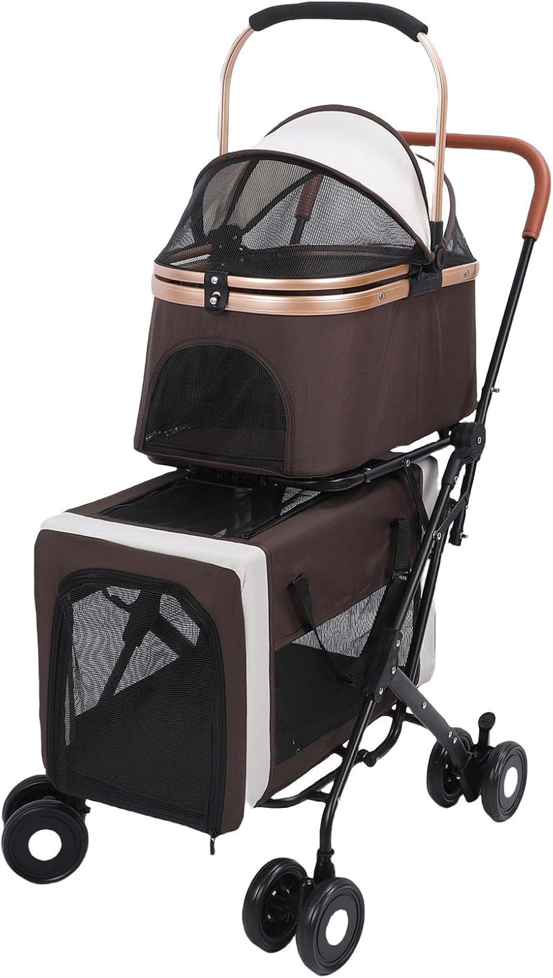Pet cart, a three-in-one foldable pet travel backpack, suitable for small to medium-sized dogs and cats F7598