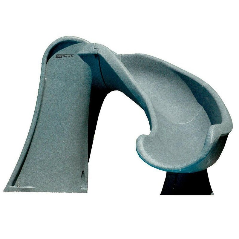 Cyclone Right Curve Swimming Pool Slide, Gray Granite I3423