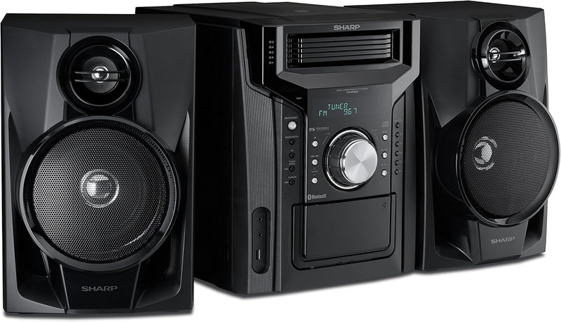 CD-BH950 240W 5-Disc Mini Shelf Speaker System with Cassette and Wireless J9661