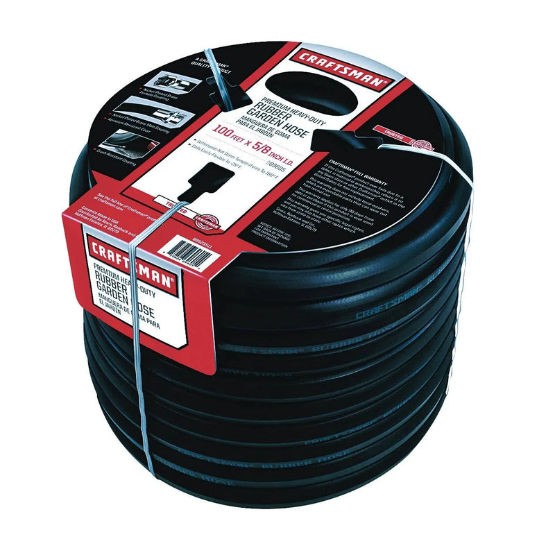 Premium Rubber Garden Hose, 100ft. x 5/8. inch M471