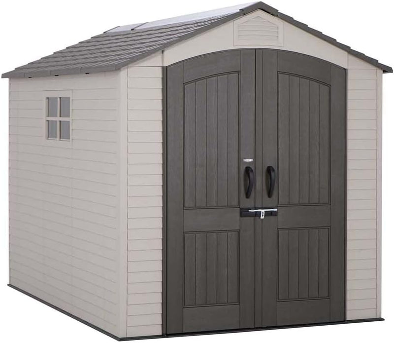 A 12-foot-long outdoor storage rack F1243