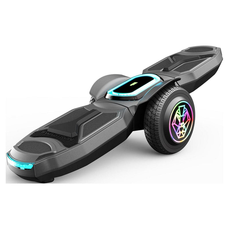 Swagtron Shuttle Zipboard Electric Hoverboard Skateboard 7 mph and 3-Mile Range LED Wheels Wireless Speaker W6067