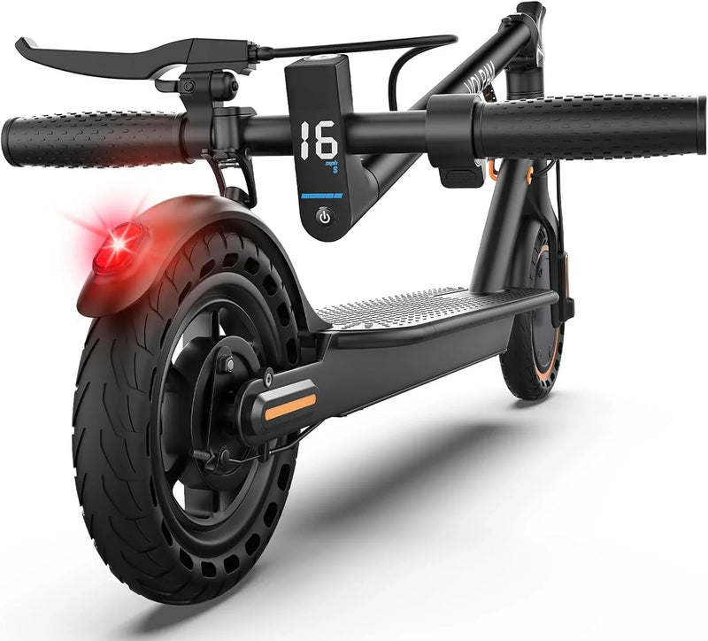 Electric Scooter, 350W Motor, 187Wh/281Wh Battery, 16/19Mph Top Speed, 8.5''Tires, Dual Braking, Folding Scooter U309