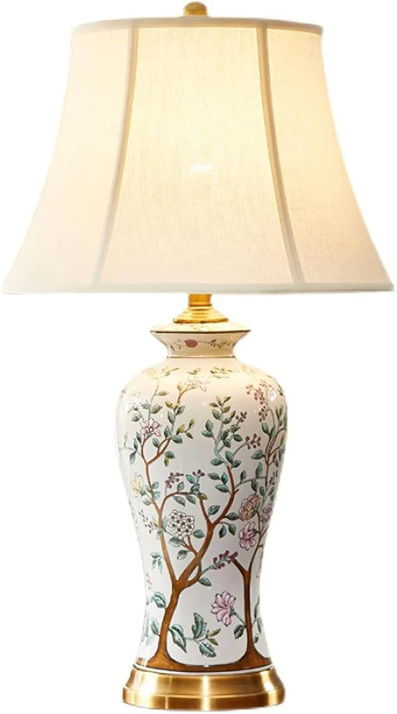 Ceramic Table Lamp White G6018