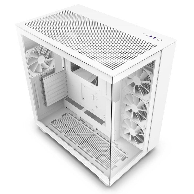 H9 Flow Dual-Chamber ATX Mid-Tower PC Gaming Case I7361