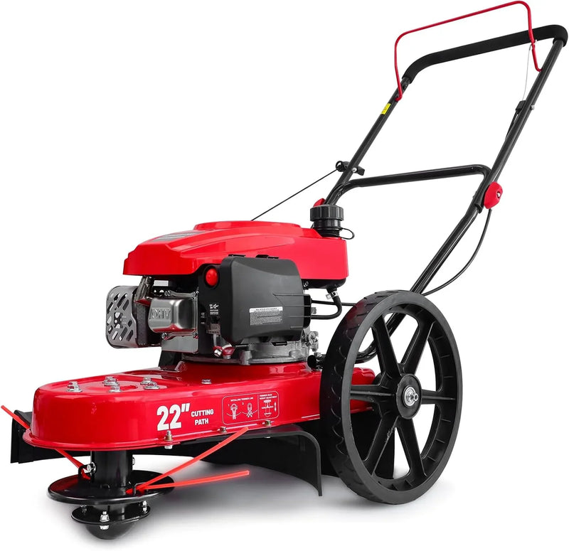 Gas Walk Behind String Trimmer 22-Inch with High Wheels (DB6222) W5409