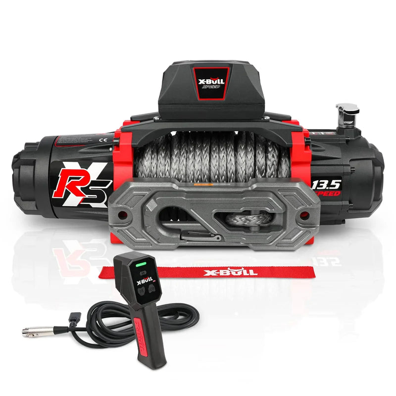 13500 lb Load Capacity Electric Winch for Towing Truck Off Road S4872