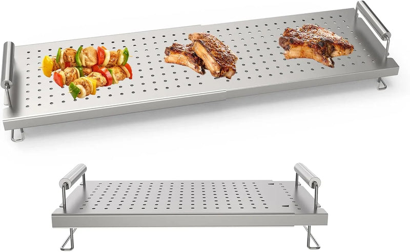 Adjustable baking pan heating/cooling rack, suitable for baking pan accessories, with dimensions of 17 inches, 22 inches, 28 inches, 36 inches. Universal stainless steel heating tray/heating rack shelf/heater I2862