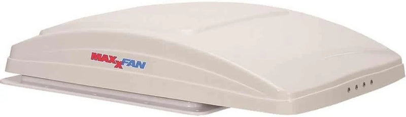 Deluxe Vent, Fan and Vent Cover All in One - Powerful 10-Speed Reversible Fan with Thermostat, Built-in Rain Cover, Remote Control, Intake & Exhaust Fan, Smoke (00-07500K) F4593