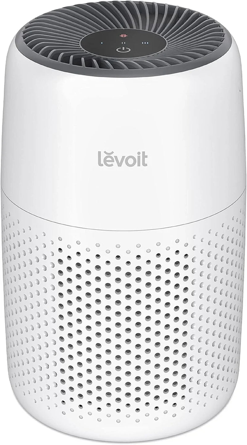 Bedroom home dormitory air purifier, three-in-one filter scented sponge, helps you sleep well, filters smoke, allergens, pet dander, odors, dust, suitable for office, desktop, mini core P type, white V4451
