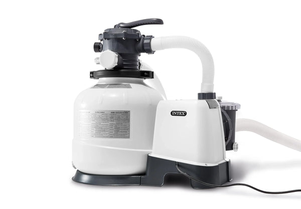 26651EG SX3000 Krystal Clear Sand Filter Pump for Above Ground Pools, 16in, Light gray C7048