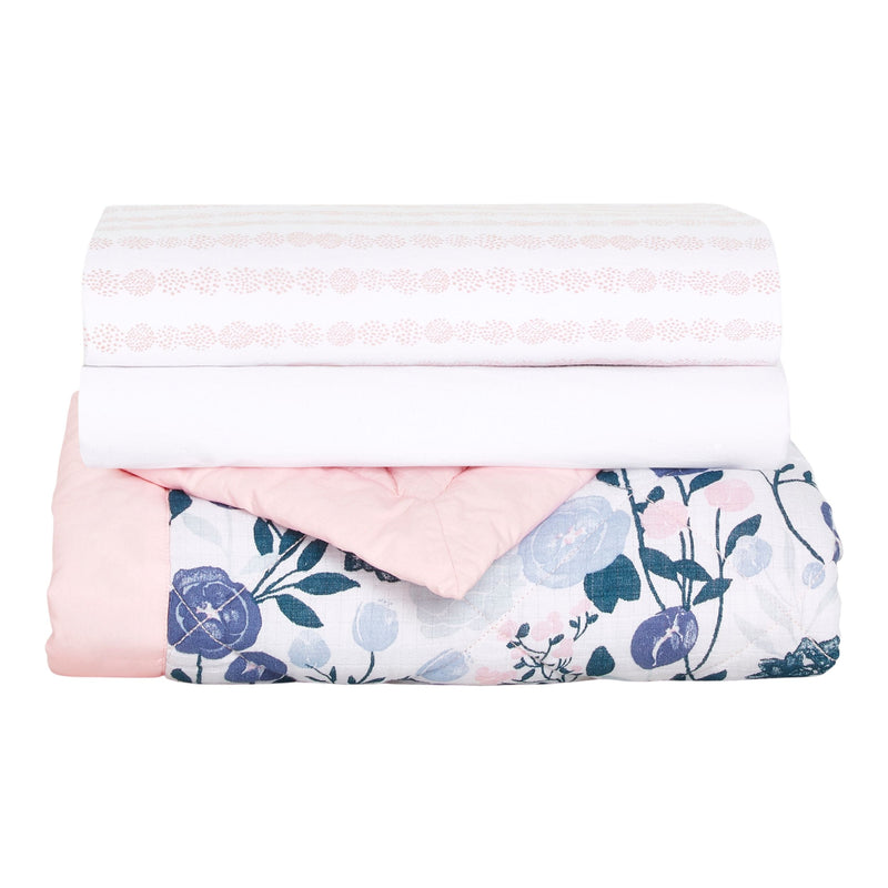 Flower Blooms Bedding Set, 3-pc Q2803
