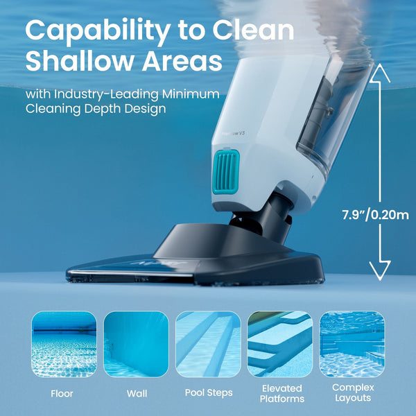 PilotFlow V3 Handheld Pool Vacuums Cleaner F0802