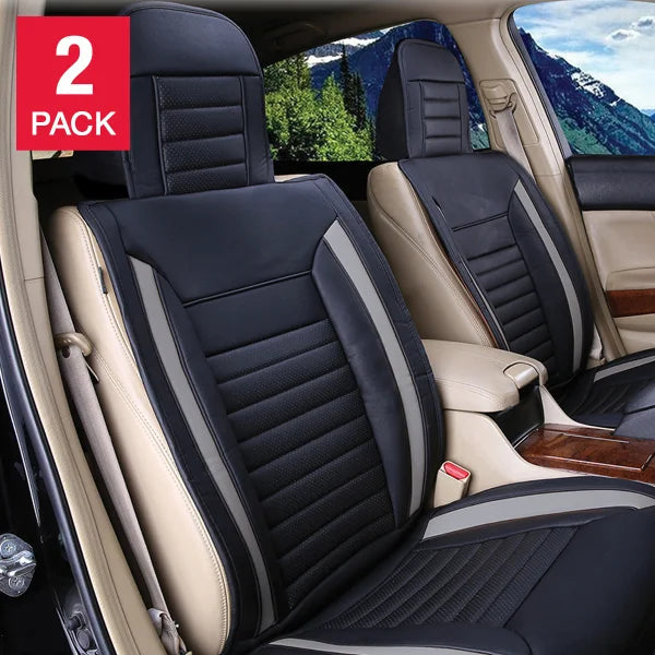 Grey Ultimate Universal Fit Luxury Seat Cover, 2-pack X2832