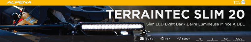 TerrainTec Slim 20 LED Light Bar N582