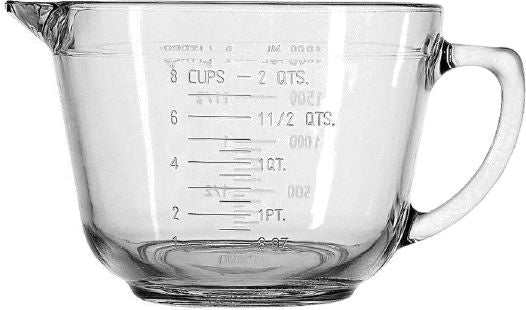 Glass Batter Bowl, 2-qt J9171