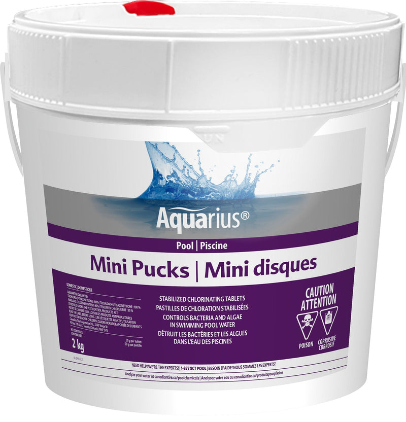 Mini Pucks Stabilized Chlorine Tablets, 2-kg K0649