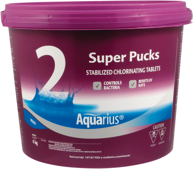 Super Pucks Water Stabilized Chlorinating Tablets, 4-kg A6194